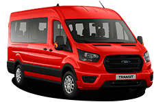 Car Hire Yeovil - Ford Minibus with Seating for 15 - Minibus hire Yeovil