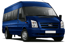 Car Hire Yeovil - Special Ford Minibus LITE - Accommodating 17 - Minibus hire Yeovil